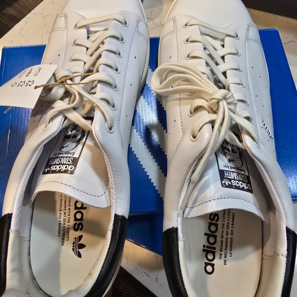 adidas Stan Smith Lux Lace Up Mens White Sneakers Casual Shoes HQ6785 SIZE 12 - Picture 7 of 15